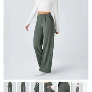 HALARA Gray Wide Leg Pants